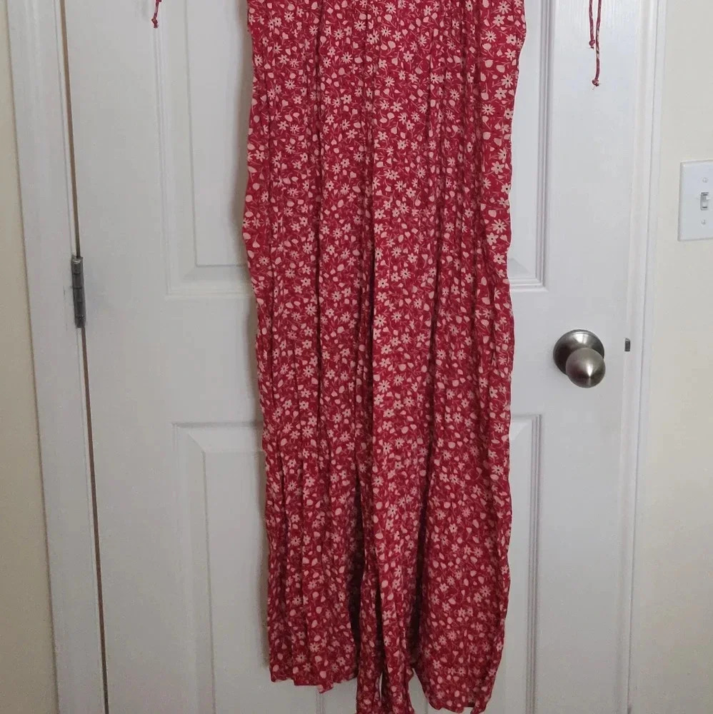 NWT Free People Stella red jumpsuit by Saint Helena size S - Picture 3 of 7